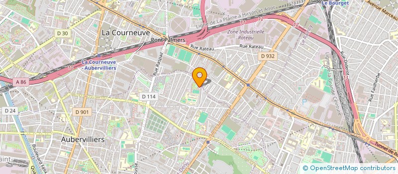 localisation de l'entreprise MONSIEUR ANTONIO NSUKI TELA  AUBERVILLIERS