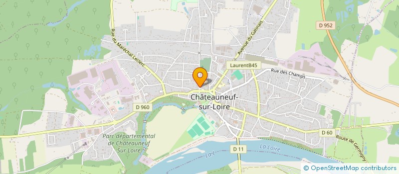 localisation de l'entreprise MONSIEUR ANTONIO NUNES à CHATEAUNEUF-SUR-LOIRE