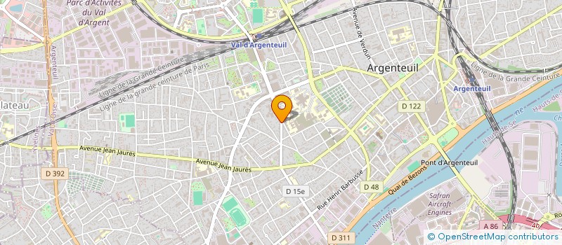 localisation de l'entreprise MONSIEUR ANTONIO NUNES RODRIGUES  ARGENTEUIL