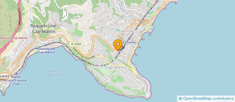 localisation de l'entreprise MONSIEUR ANTONIO OFFEDDU à ROQUEBRUNE-CAP-MARTIN