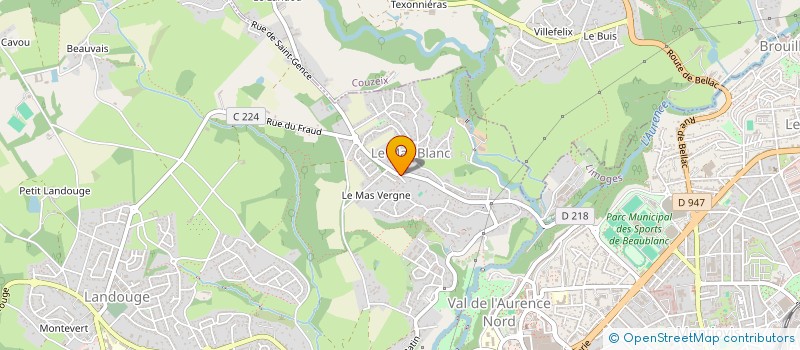 localisation de l'entreprise MONSIEUR ANTONIO OLIVEIRA POMBO à LIMOGES
