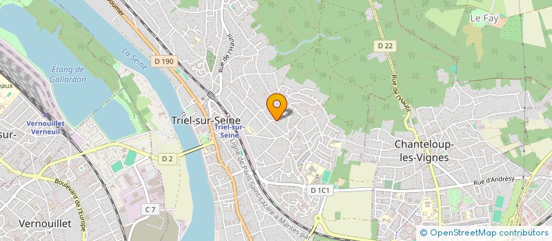 localisation de l'entreprise MONSIEUR ANTONIO OLIVEIRA SAMPAIO à TRIEL-SUR-SEINE