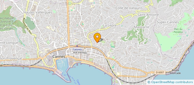 localisation de l'entreprise MONSIEUR ANTONIO ORTIZ à CANNES