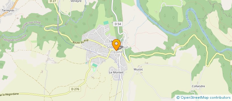 localisation de l'entreprise MONSIEUR ANTONIO OUVRARD  SOLIGNAC-SUR-LOIRE