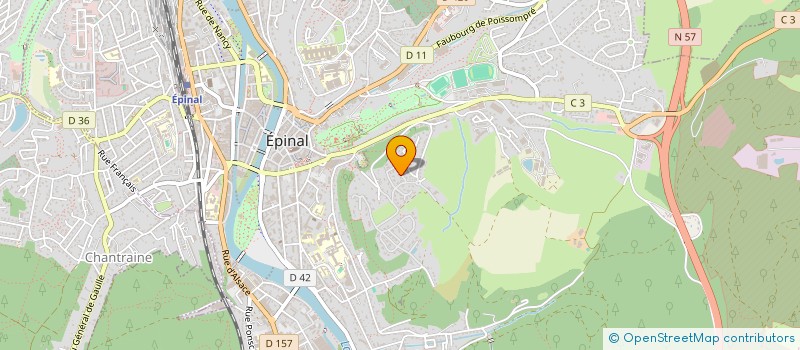 localisation de l'entreprise MONSIEUR ANTONIO PAULO DA CUNHA MIRANDA  EPINAL