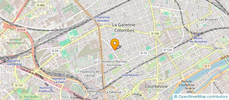 localisation de l'entreprise MONSIEUR ANTONIO PEDRO MENDES GONCALVES DE PINA à LA GARENNE-COLOMBES