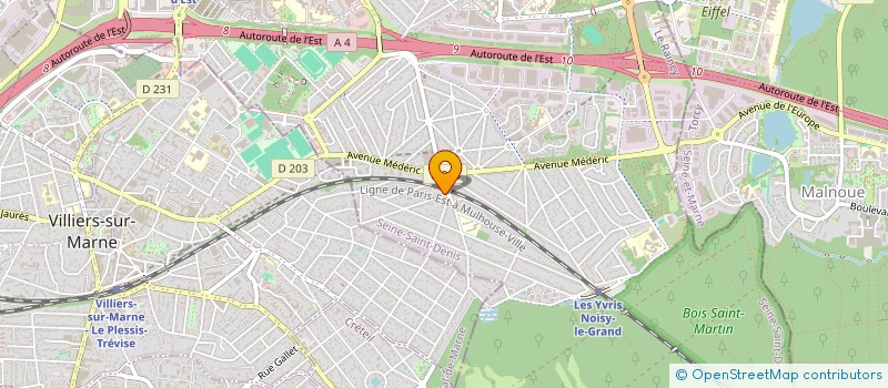 localisation de l'entreprise MONSIEUR ANTONIO PEREIRA  NOISY-LE-GRAND