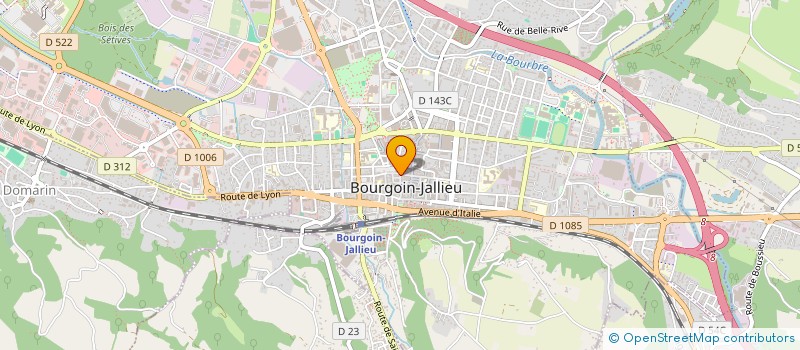 localisation de l'entreprise MONSIEUR ANTONIO PEREIRA  BOURGOIN-JALLIEU