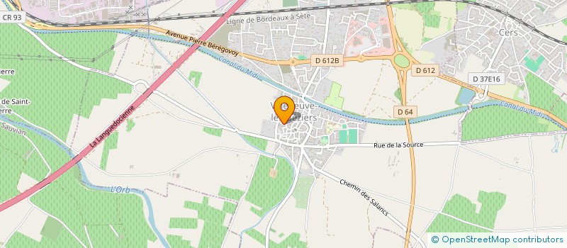 localisation de l'entreprise MONSIEUR ANTONIO PEREIRA à VILLENEUVE-LES-BEZIERS