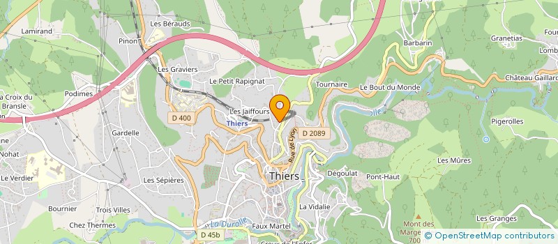 localisation de l'entreprise MONSIEUR ANTONIO PEREIRA  THIERS