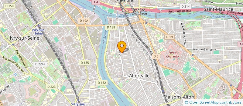 localisation de l'entreprise MONSIEUR ANTONIO PEREIRA à ALFORTVILLE