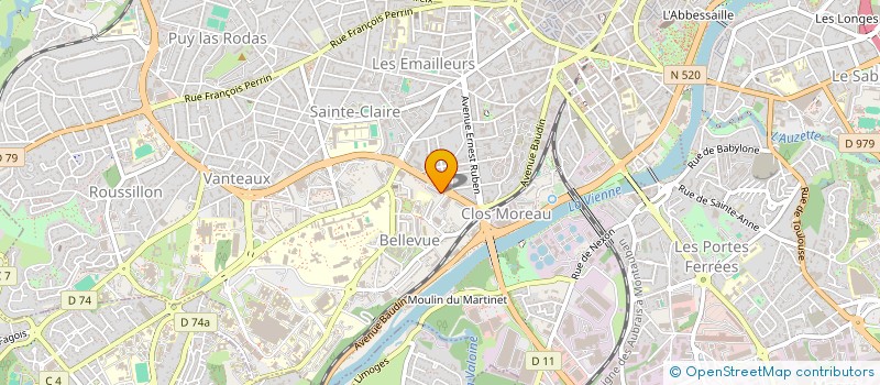 localisation de l'entreprise MONSIEUR ANTONIO PEREIRA DA FONSECA à LIMOGES