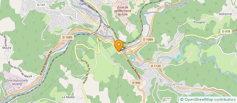 localisation de l'entreprise MONSIEUR ANTONIO PEREIRA DE FREITAS à LAGUENNE-SUR-AVALOUZE