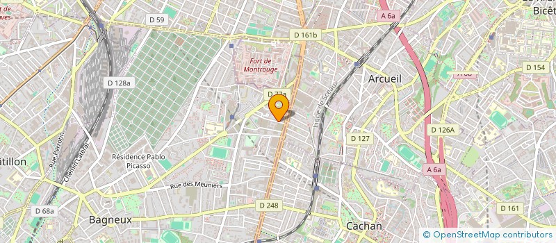 localisation de l'entreprise MONSIEUR ANTONIO PEREIRA DIAS à BAGNEUX