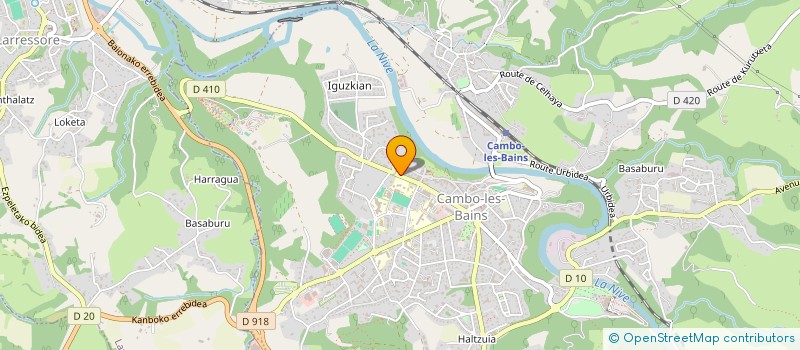 localisation de l'entreprise MONSIEUR ANTONIO PEREIRA FERNANDES  CAMBO-LES-BAINS