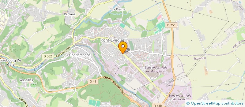 localisation de l'entreprise MONSIEUR ANTONIO PEREIRA GONCALVES  PONT-EVEQUE