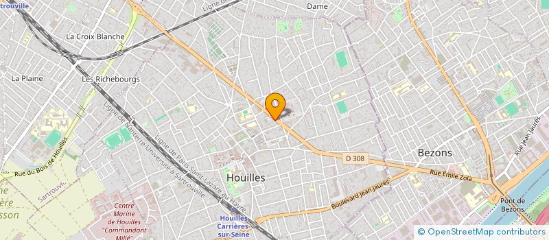 localisation de l'entreprise MONSIEUR ANTONIO PEREIRA MIRANDA  HOUILLES