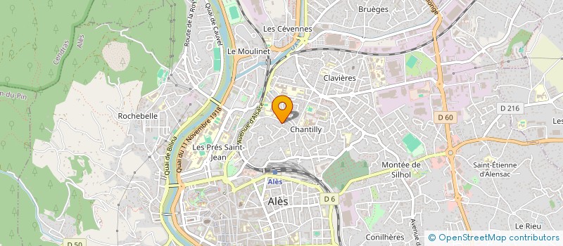 localisation de l'entreprise MONSIEUR ANTONIO PEREZ à ALES
