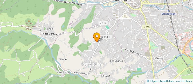 localisation de l'entreprise MONSIEUR ANTONIO PINTO  LEZIGNEUX