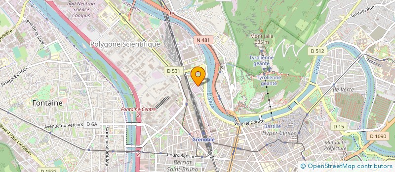 localisation de l'entreprise MONSIEUR ANTONIO PINTO RODRIGUES à GRENOBLE