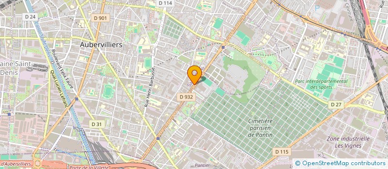 localisation de l'entreprise MONSIEUR ANTONIO PIRES CARVALHAL  AUBERVILLIERS