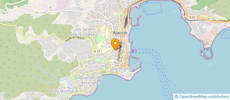 localisation de l'entreprise MONSIEUR ANTONIO PIU à AJACCIO