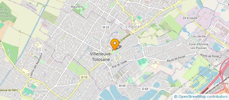 localisation de l'entreprise MONSIEUR ANTONIO PORCU à VILLENEUVE-TOLOSANE