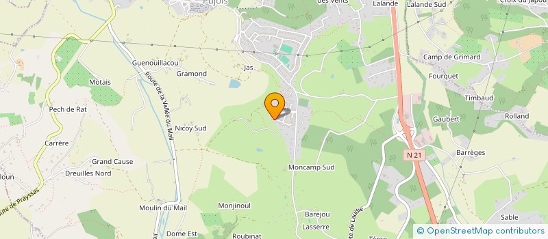 localisation de l'entreprise MONSIEUR ANTONIO RAMOS  PUJOLS