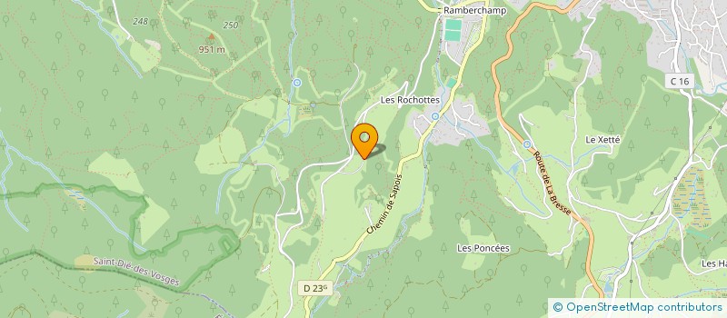 localisation de l'entreprise MONSIEUR ANTONIO RAVENDA  GERARDMER