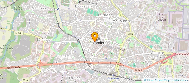 localisation de l'entreprise MONSIEUR ANTONIO RIADO à COLOMIERS