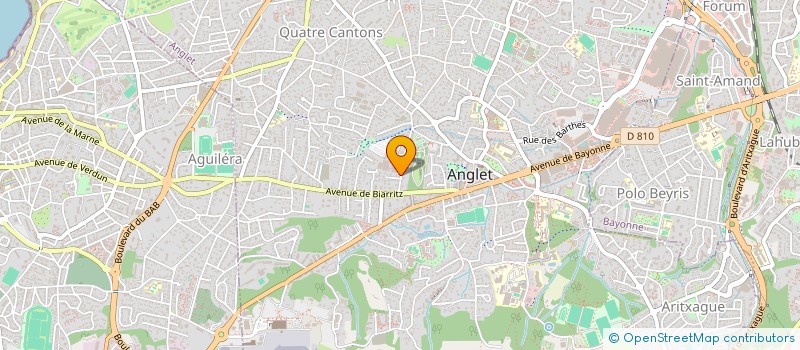 localisation de l'entreprise MONSIEUR ANTONIO RIBEIRO  ANGLET