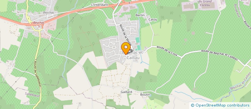 localisation de l'entreprise MONSIEUR ANTONIO RIBEIRO FERREIRA  BEYCHAC-ET-CAILLAU