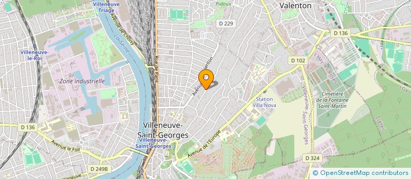 localisation de l'entreprise MONSIEUR ANTONIO RIBEIRO VIEIRA à VILLENEUVE-SAINT-GEORGES