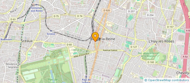 localisation de l'entreprise MONSIEUR ANTONIO RIBEIRODOS SANTOS à BOURG-LA-REINE