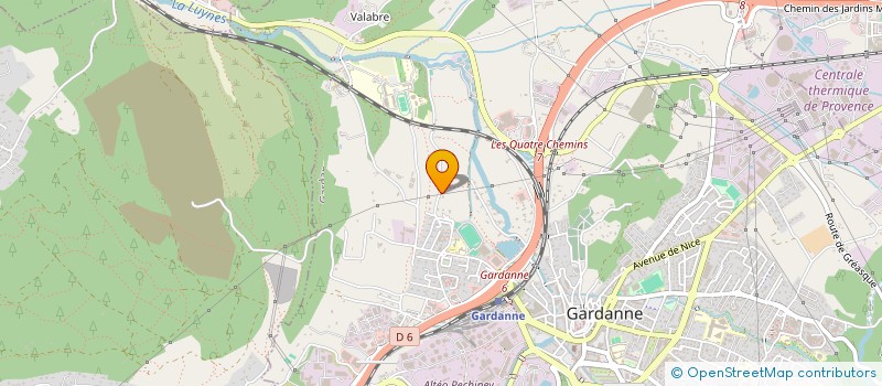 localisation de l'entreprise MONSIEUR ANTONIO RIBIERO à GARDANNE