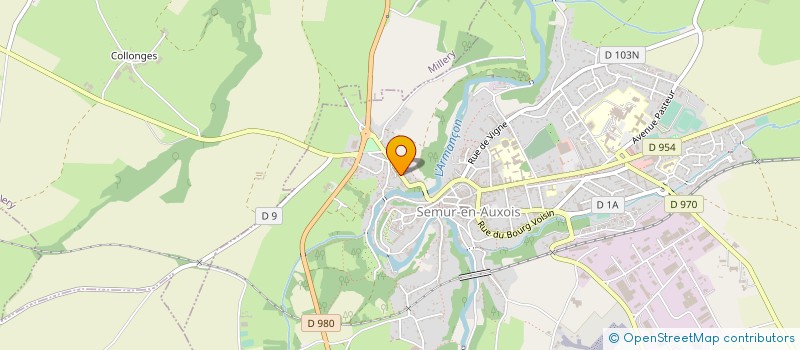 localisation de l'entreprise MONSIEUR ANTONIO RODRIGUES à SEMUR-EN-AUXOIS