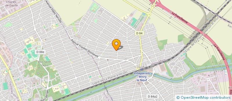 localisation de l'entreprise MONSIEUR ANTONIO RODRIGUES  MITRY-MORY