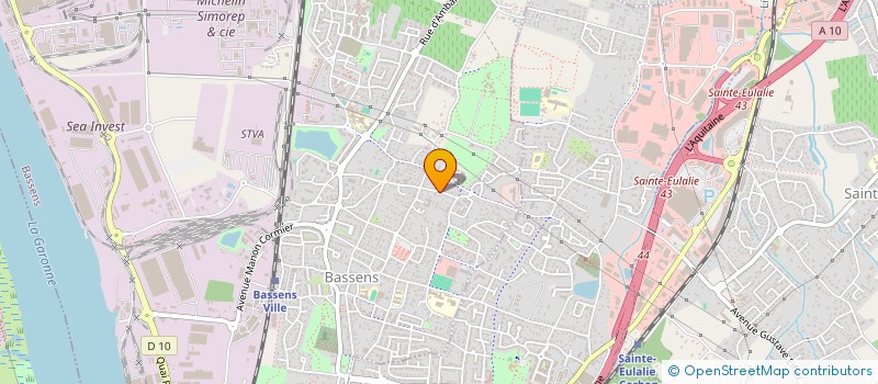 localisation de l'entreprise MONSIEUR ANTONIO RODRIGUES DE BRITO CALDAS  BASSENS