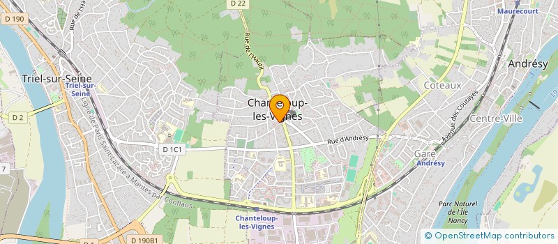 localisation de l'entreprise MONSIEUR ANTONIO RODRIGUES GONCALVES à CHANTELOUP-LES-VIGNES