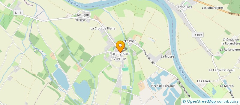 localisation de l'entreprise MONSIEUR ANTONIO RODRIGUEZ  PARCAY-SUR-VIENNE