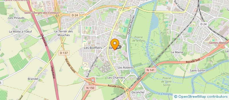 localisation de l'entreprise MONSIEUR ANTONIO ROJANO GUZMAN  SAINTES