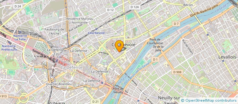 localisation de l'entreprise MONSIEUR ANTONIO RUEDA à COURBEVOIE