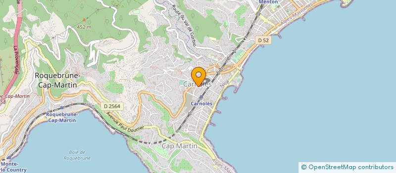 localisation de l'entreprise MONSIEUR ANTONIO RUSSO à ROQUEBRUNE-CAP-MARTIN