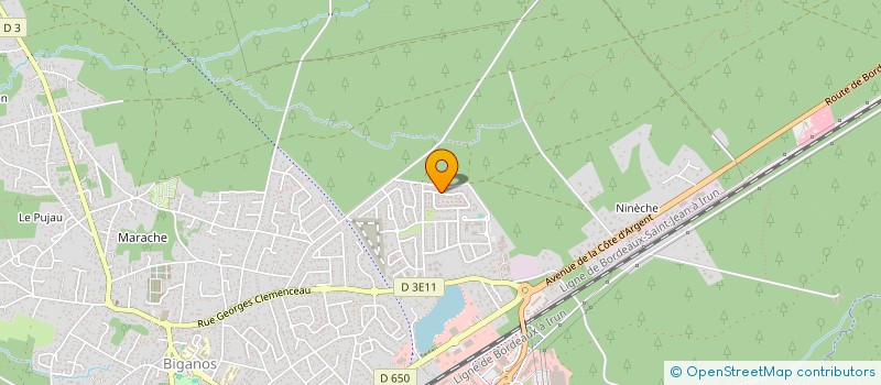 localisation de l'entreprise MONSIEUR ANTONIO SABIO  BIGANOS