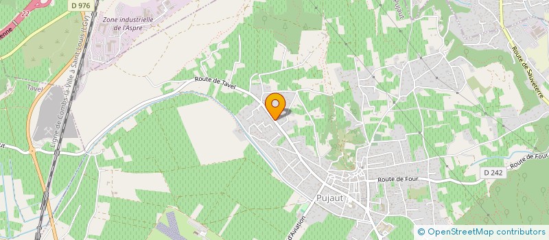 localisation de l'entreprise MONSIEUR ANTONIO SALEZ  PUJAUT