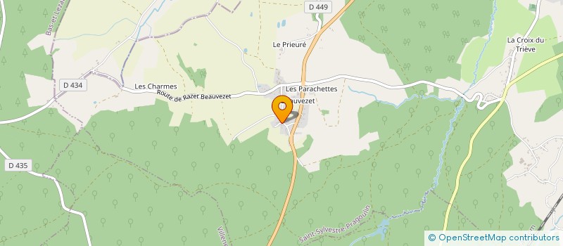 localisation de l'entreprise MONSIEUR ANTONIO SALGADO FERNANDES  SAINT-SYLVESTRE-PRAGOULIN