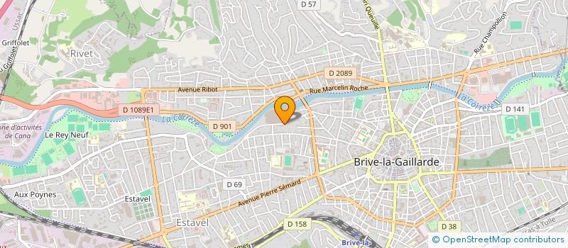 localisation de l'entreprise MONSIEUR ANTONIO SANCHEZ PERALES  BRIVE-LA-GAILLARDE