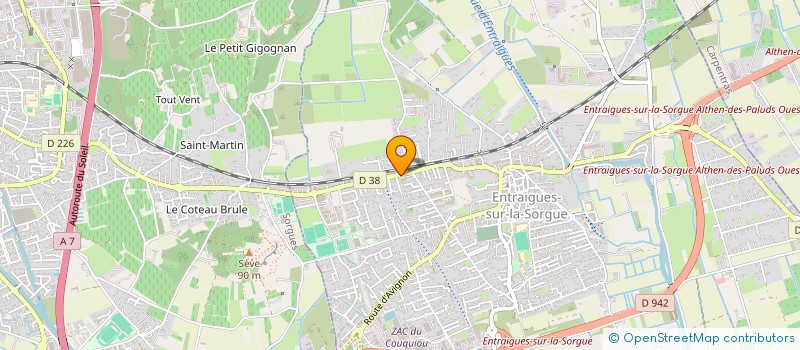 localisation de l'entreprise MONSIEUR ANTONIO SANCHIS à ENTRAIGUES-SUR-LA-SORGUE