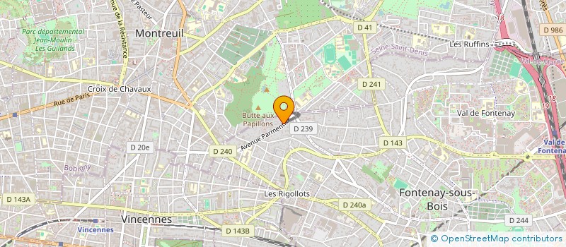 localisation de l'entreprise MONSIEUR ANTONIO SANTOS PINHEIRO  FONTENAY-SOUS-BOIS