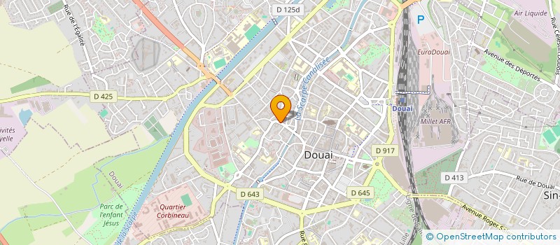 localisation de l'entreprise MONSIEUR ANTONIO SASSANO à DOUAI